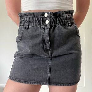 Cute Black Jean Skirt